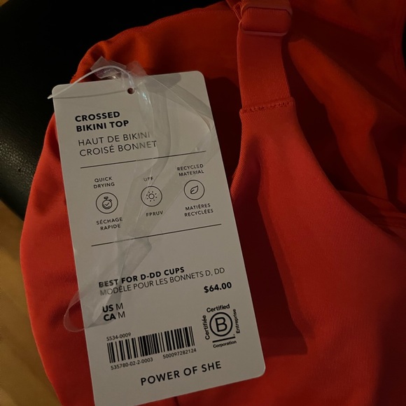 ATHLETA Crossed Bikini Top - Picture 2 of 3